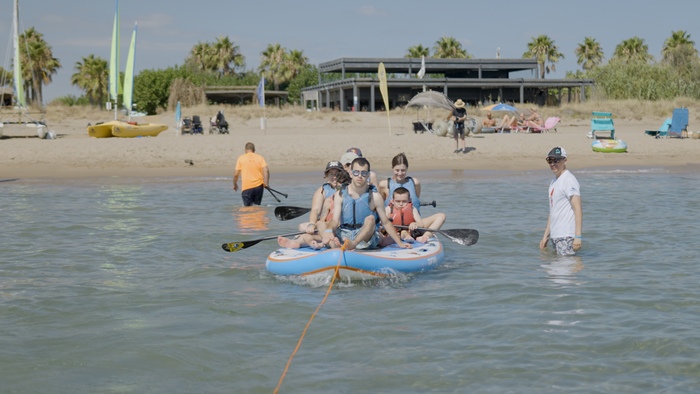 Comkedem actividad en el mar camping la ballena alegre