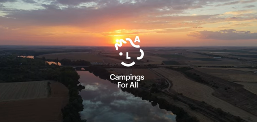 amanecer en el camping el astral , miembro de campings for all